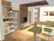 Grafický návrh obývačky