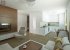 Moderný dizajn interiéru bytu kuchyne s obývačkou, vstupu, spálne a pracovne I PRUNUS štúdio