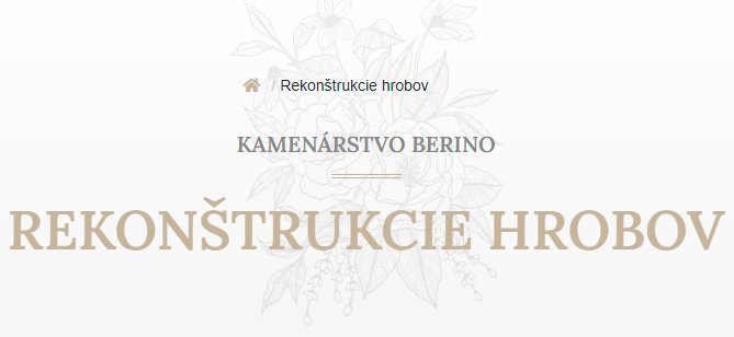 Kamenárstvo Berino - recenzie, referencie, skúsenosti