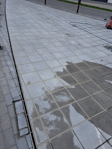Oprava a renovácia špár na fontáne - SKY PARK Bratislava